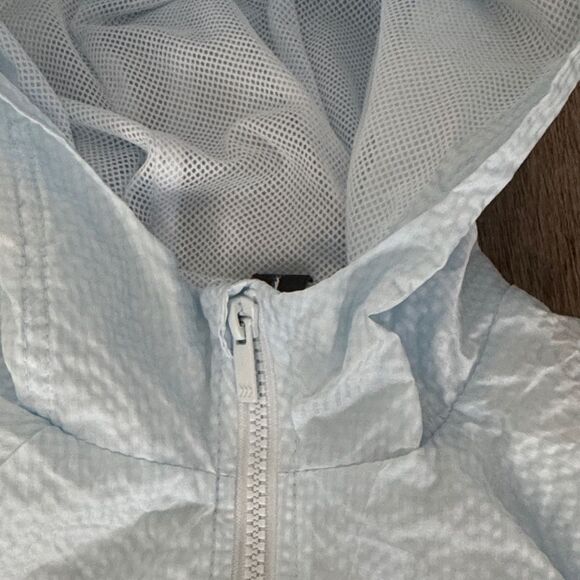 Girls Light Blue Hooded Jacket All in Motion - Picture 2 of 5